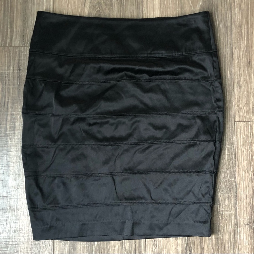 Black pencil skirt